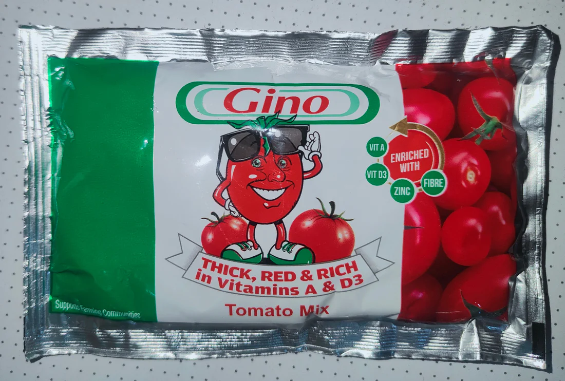 Gino Tomato Paste Sachet 70g (one roll) - Image 5