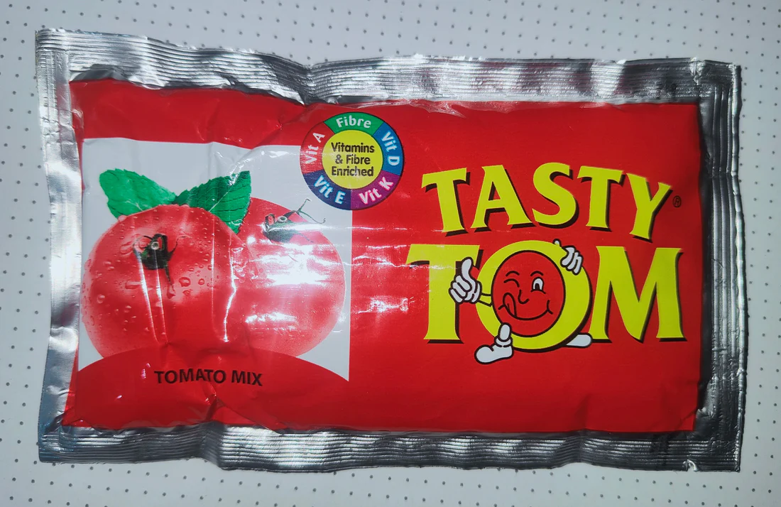 Tasty Tom Tomato Paste 70g (one roll) - Image 3